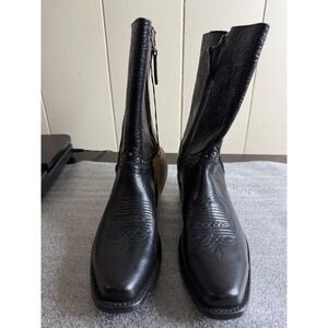 Sonora‎ Cowboy Boots Women's 8 Leather Floral Embossed Western NWT